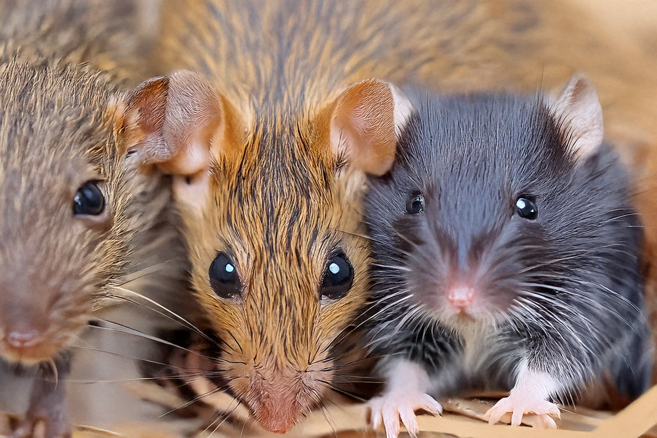 Rodents pest identification photo